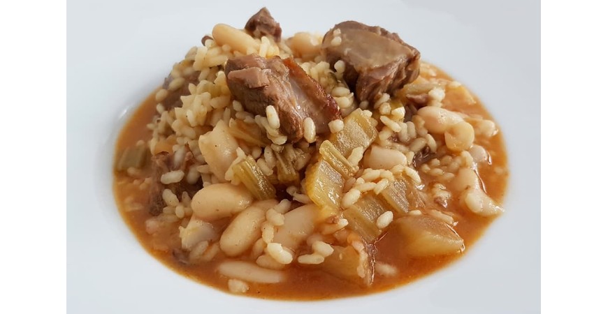 Recipe by @ximo_carrion: Creamy ossobuco rice in the fesols i naps style