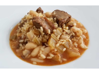 Recipe by @ximo_carrion: Creamy ossobuco rice in the fesols i naps style