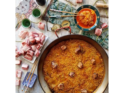 @ricepaella recipe: Kimchi rice with pork ribs