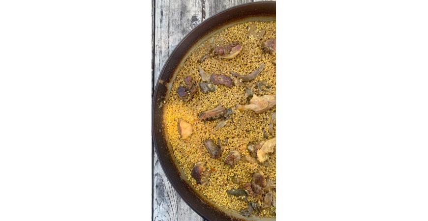 Recipe by @cris_riceandmeal: beer-braised duck rice with boletus and foie gras