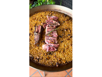 Recipe by @fanaticook: Rice with matured beef cutlet