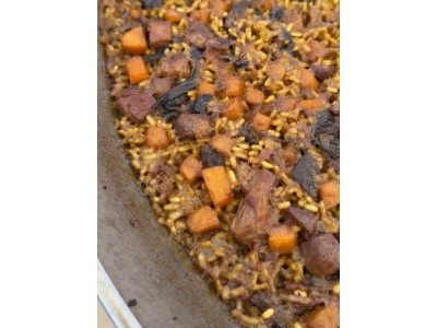 Recipe by _comeydisfruta_: rice with Iberian secret and pumpkin