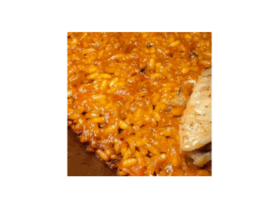 Receta de @vadearroces: Arroz de alitas de pollo al ajillo