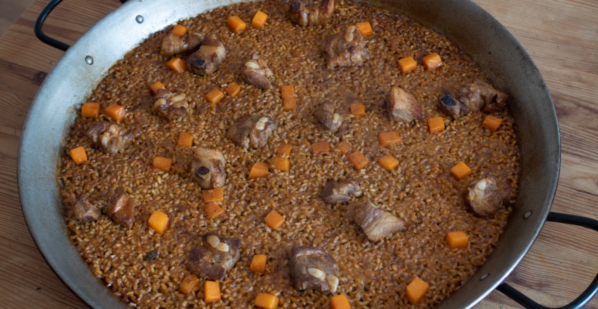 @elchefkent recipe: ribs and pumpkin rice