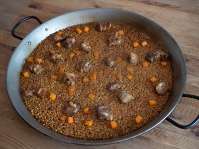 @elchefkent recipe: ribs and pumpkin rice