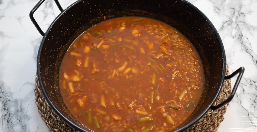 @elchefkent recipe: honeyed monkfish rice