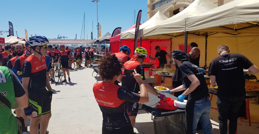 ¿Is the Valencian paella a balanced dish for athletes?