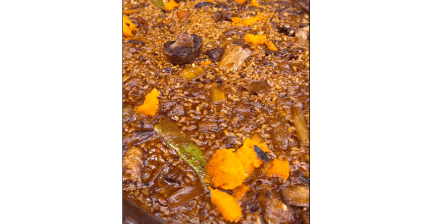 @laninavalenciana recipe: Oxtail rice with pumpkin