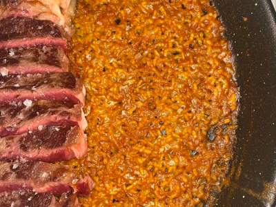 @vadearroces recipe: Matured beef ribeye rice