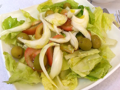 Starters and tapas for paella