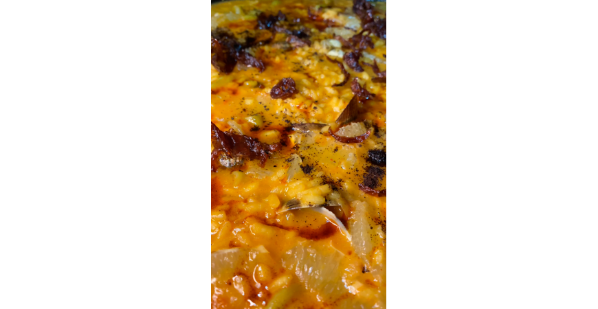 Recipe from @vadearroces: Creamy clam, coconut and lime rice