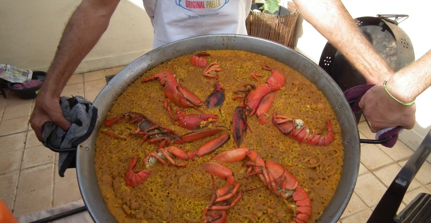 Easy recipe lobster paella
