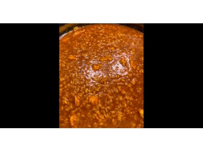 Recipe by @fanaticook: Creamy monkfish and prawn rice